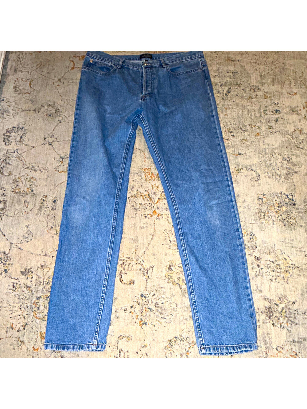 A.P.C. Men's Petit New Standard Slim Fit Blue Denim Jeans Size 34 A217